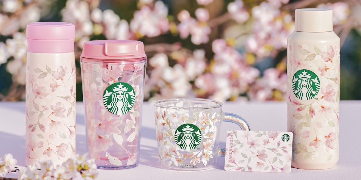 スタバ2024年の桜グッズまとめ！歴代人気グッズも振り返ってみた